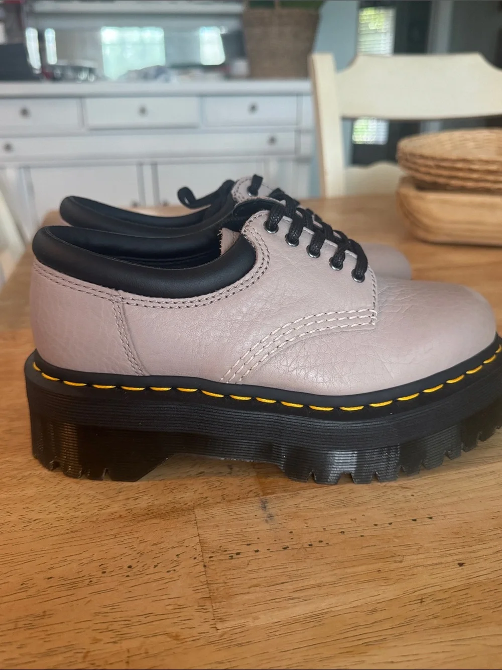 Dr. Martens 8053 Quad Platform Oxfords Sz 5 women